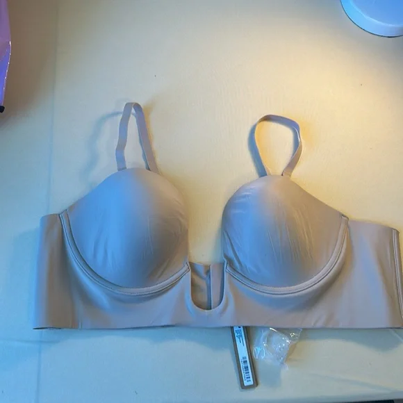 Nude U-Plunge Longline Bra - Picture 3 of 5